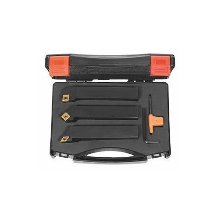 Holex Indexable Turning Toolholder, SCLCR 2525M12; SDJCR 2525M11; SSSCR 2525M12, for CC 4 Inserts, R-Hand 265130 25